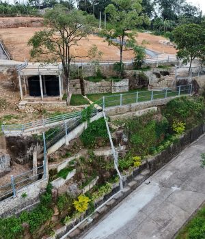 30ft wide concrete access road directly from the main road
